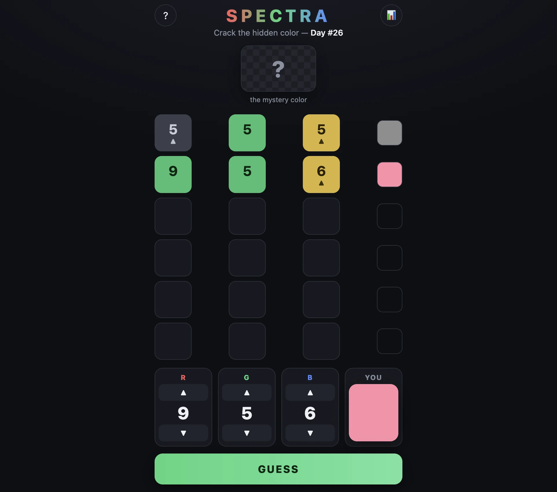 Screenshot of Spectra