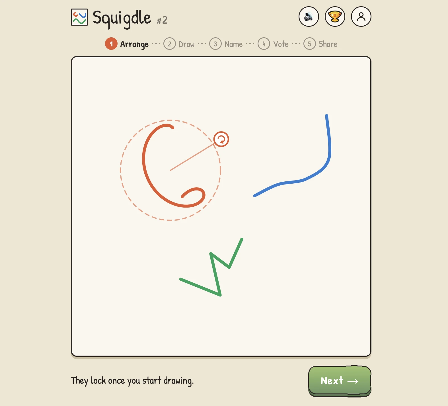 Screenshot of Squigdle