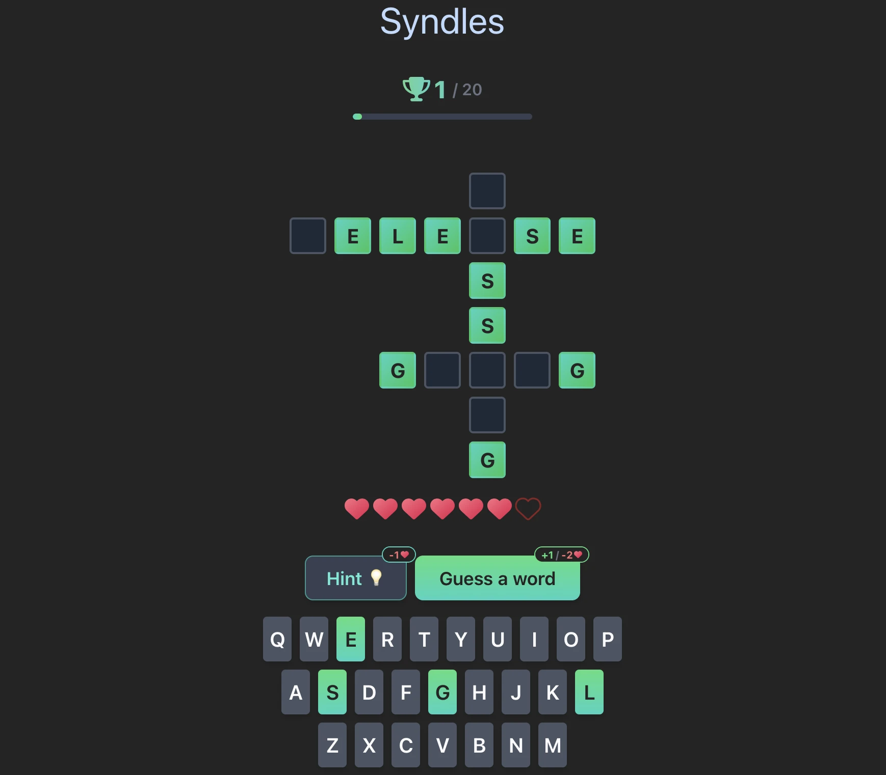 Screenshot of Syndles