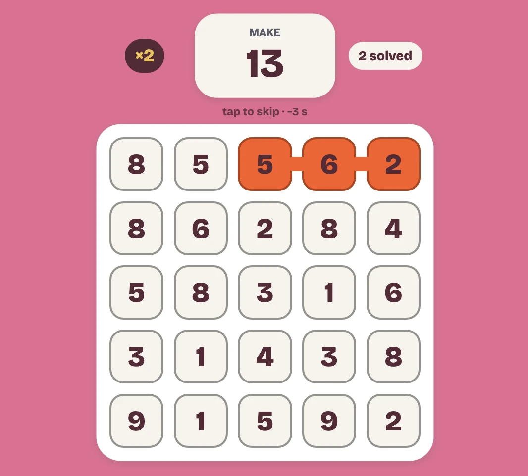 Screenshot of Tally Tiles