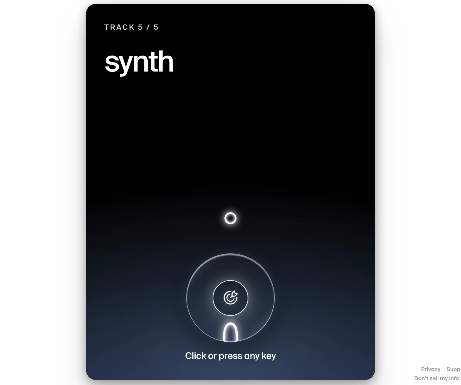 Screenshot of Tempo