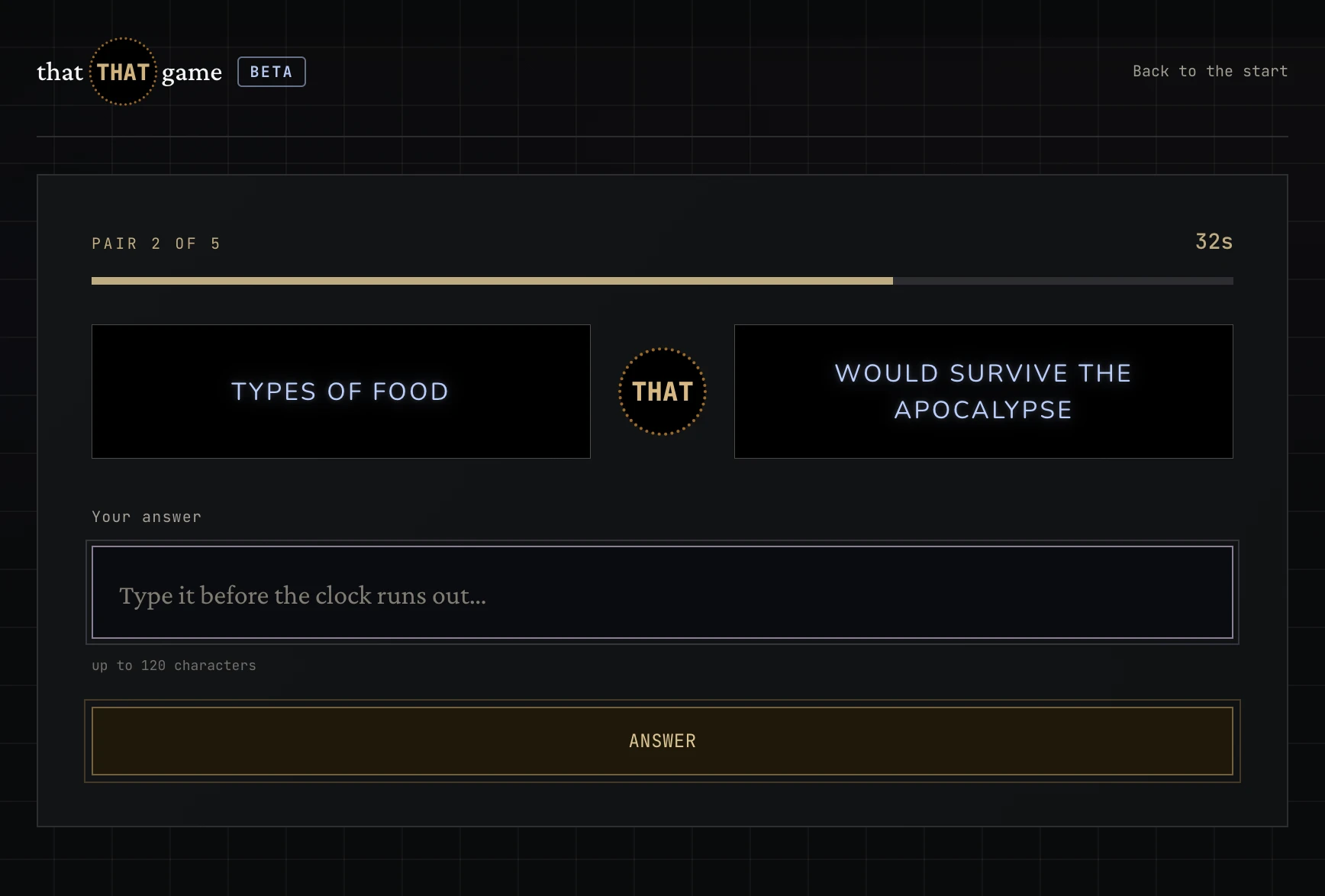 Screenshot of That THAT Game