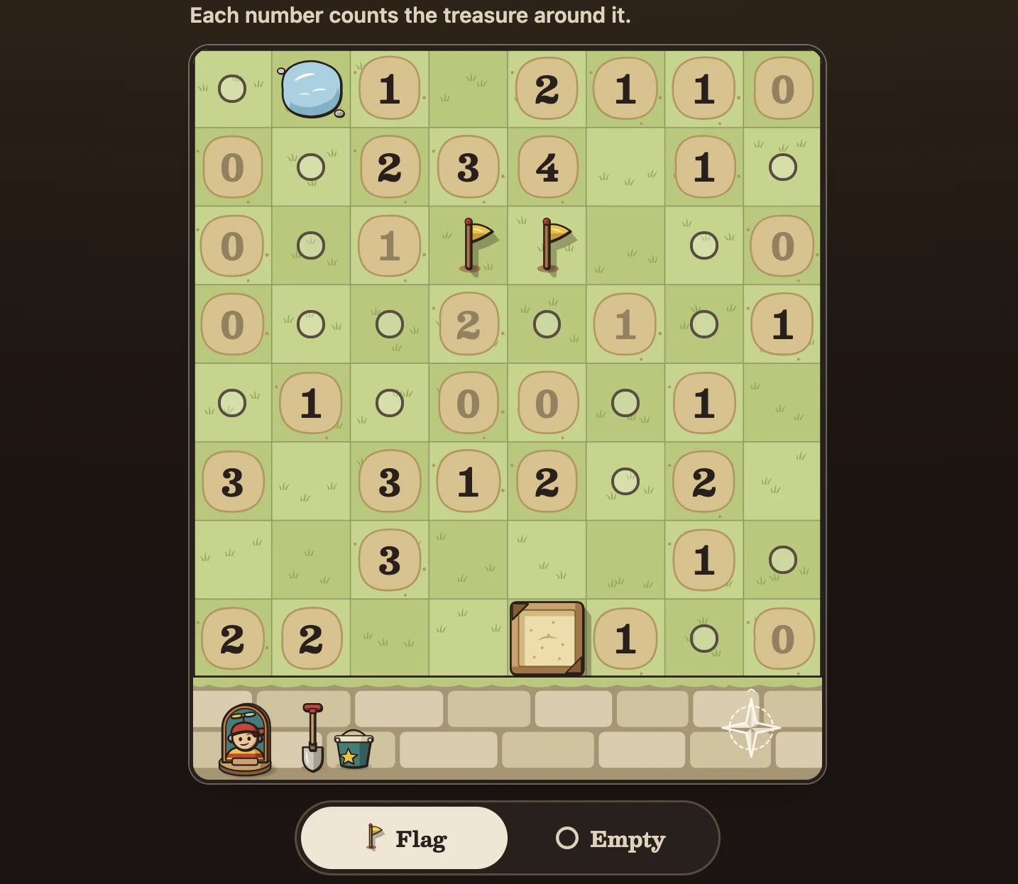 Screenshot of Treasure Map