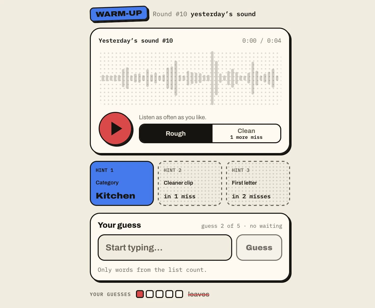 Screenshot of The Sound