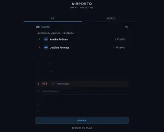 Screenshot of AirportQ