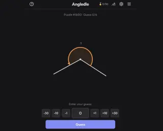 Screenshot of Angledle