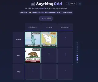 Screenshot of Anything Grid