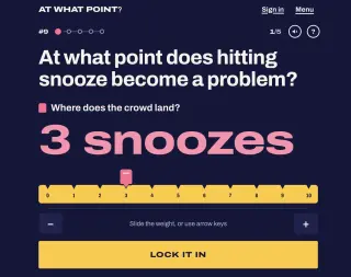 Screenshot of At What Point?