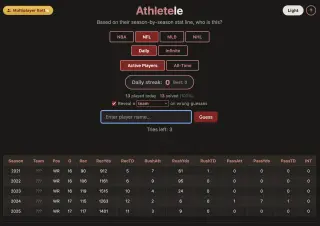 Screenshot of Athletele