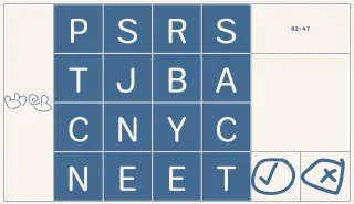 Screenshot of Beat Me at Boggle