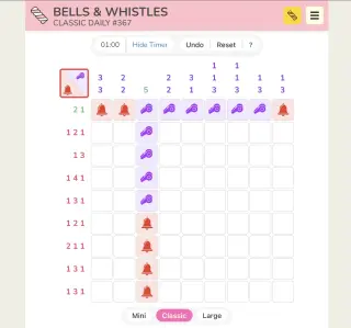 Screenshot of Bells & Whistles