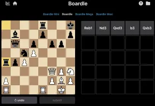 Screenshot of Boardle