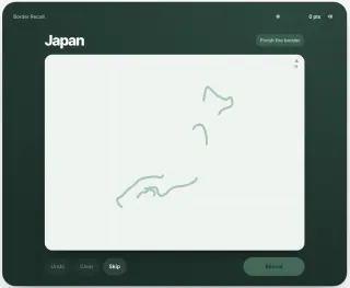 Screenshot of Border Recall