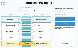 Screenshot of Bridge Words
