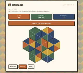 Screenshot of Calicodle