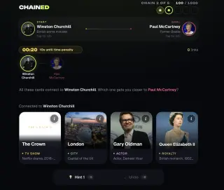 Screenshot of CHAINED