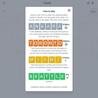 Screenshot of Citydle