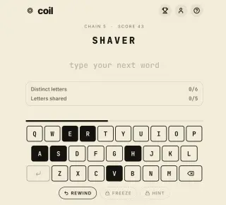 Screenshot of Coil