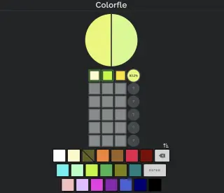 Screenshot of Colorfle