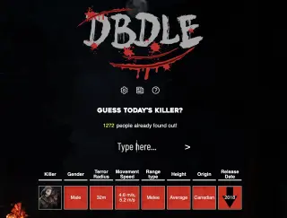 Screenshot of Dbdle