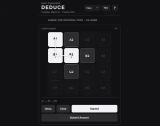 Screenshot of Deduce