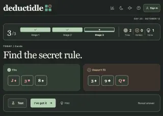 Screenshot of Deductidle