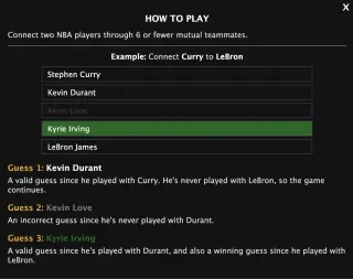 Screenshot of Dribble