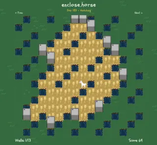 Screenshot of Enclose Horse