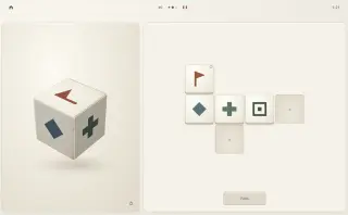 Screenshot of Fold a Cube