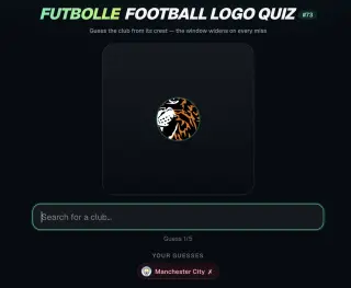 Screenshot of Football Logo Quiz