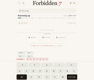 Screenshot of Forbidden 7