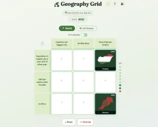 Screenshot of Geo Grid