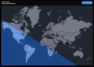 Screenshot of GeoSplit