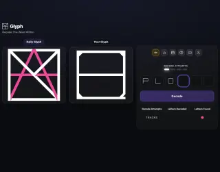 Screenshot of Glyph