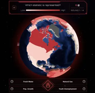 Screenshot of HeatMapQuest