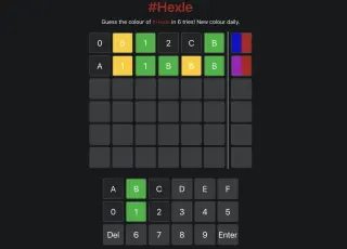 Screenshot of Hexle
