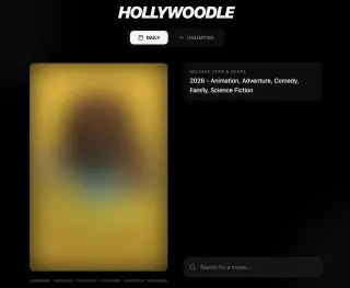 Screenshot of Hollywoodle