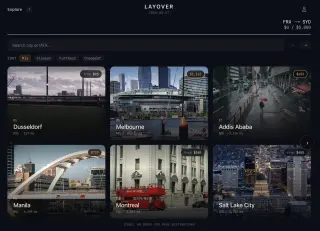 Screenshot of Layover
