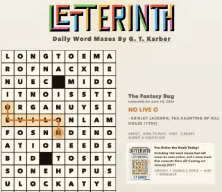 Screenshot of Letterinth