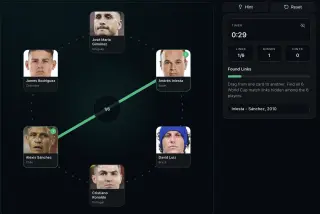 Screenshot of LinkyGrid World Cup