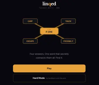 Screenshot of linqed