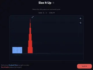 Screenshot of Size It Up