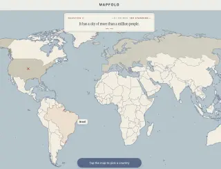 Screenshot of MapFold