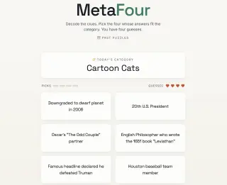 Screenshot of MetaFour