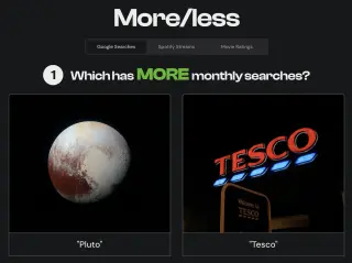 Screenshot of More/Less