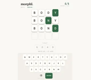 Screenshot of Morphl