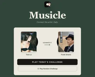 Screenshot of Musicle.fun