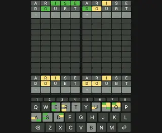Screenshot of Octordle