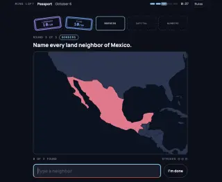 Screenshot of Passport