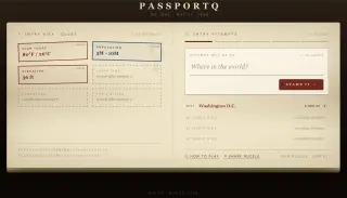 Screenshot of PassportQ